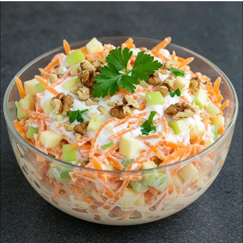 Creamy Carrot Apple Salad