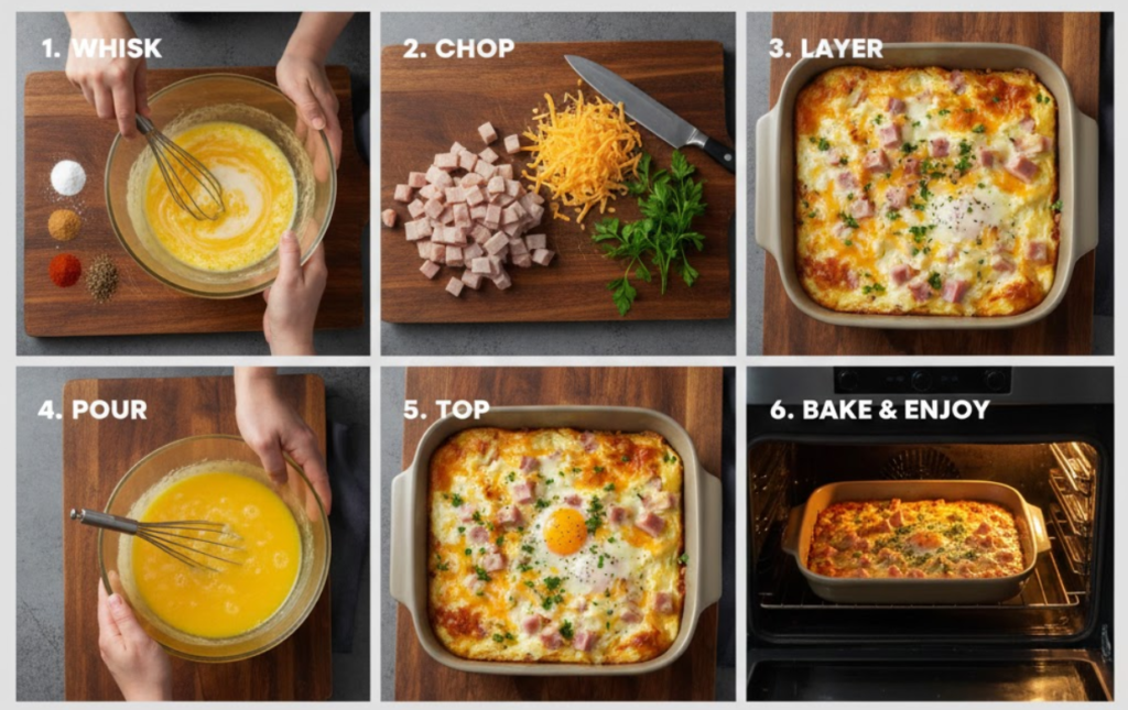 Golden Creamy Breakfast Bake