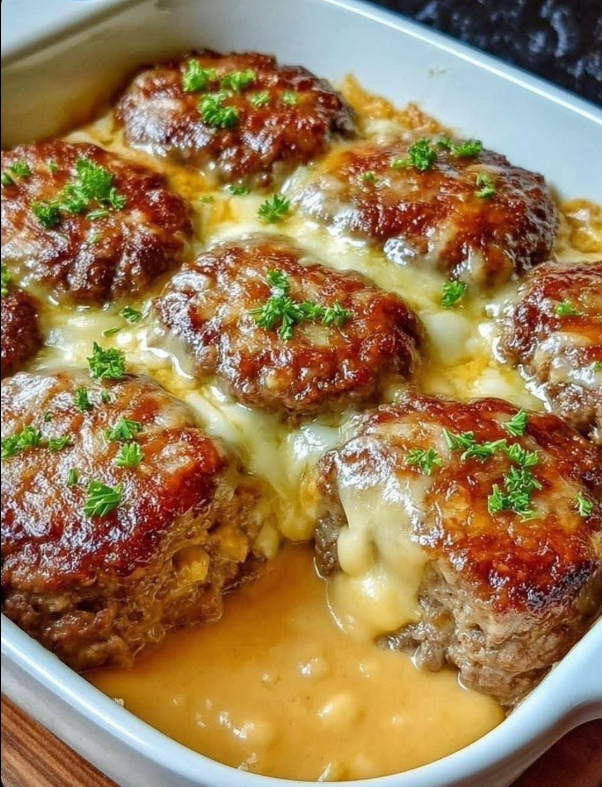 Ultimate Baked Cheesy Meatballs