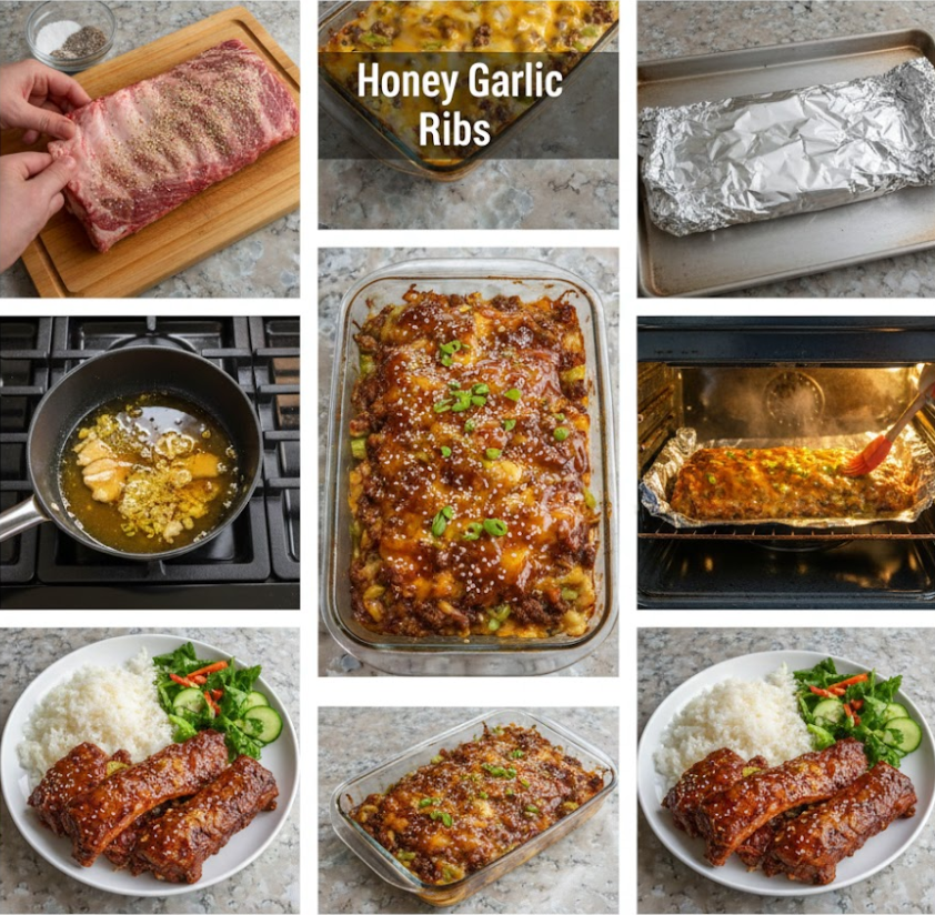 Honey Garlic Ribs 